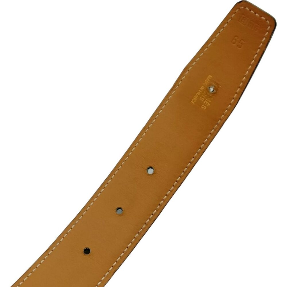 705364AG (S6) Hermes Belt Black Leather - Picture 7 of 10